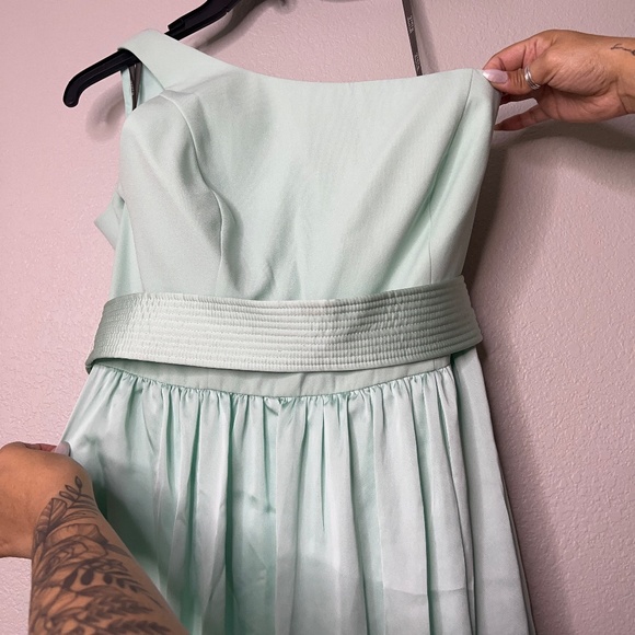 WHITE by Vera Wang VW360215 NWT one shoulder - Picture 3 of 9